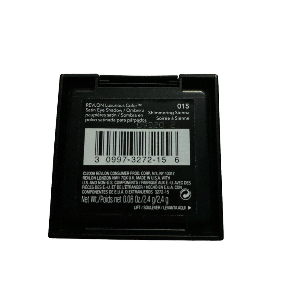 Revlon Satin Shimmering Sienna Eye Shadow Sealed #015 New Sealed - Picture 2 of 2